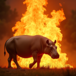 Lo sapevi che gli ippopotami producono una sostanza naturale che funge da crema solare?