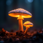 Lo sapevi che alcuni funghi luminosi brillano al buio per attirare insetti?