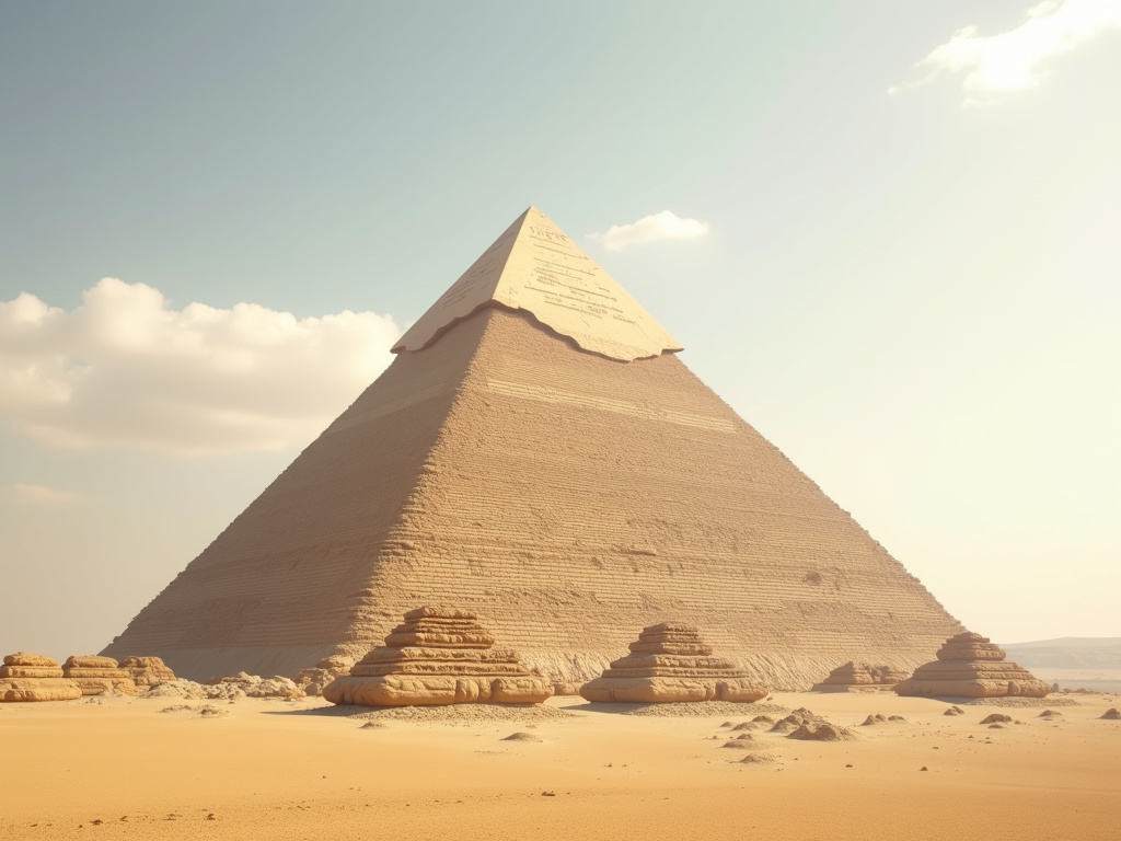 Lo sapevi che le piramidi di Giza erano originariamente rivestite di pietra bianca lucente