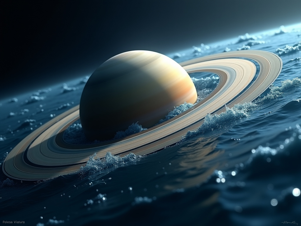 Lo sapevi che Saturno potrebbe galleggiare in un oceano gigante per la sua densità?