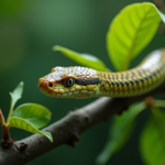 Lo sapevi che alcuni serpenti possono “volare” planando sugli alberi?