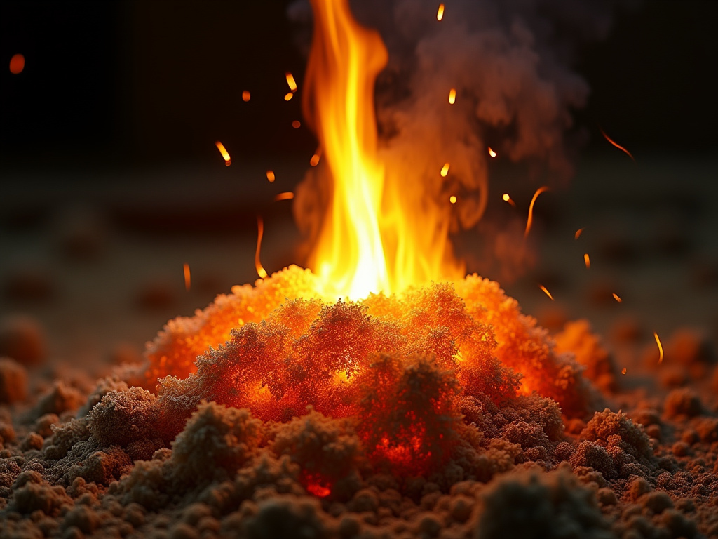 Lo sapevi che la sabbia può trasformarsi in vetro con temperature molto elevate?